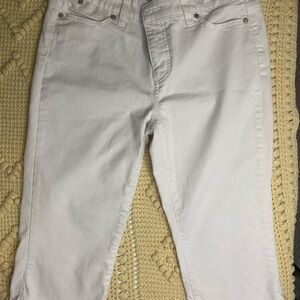 Talbots Women's Cream Straight Leg Jeans